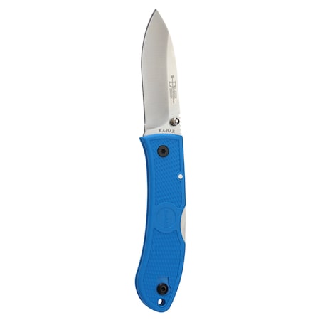 Ka-Bar Knives 2024 Ka-Bar Dozier Folding Hunter-Blue, Black Pocket Clip KAB-4062BL